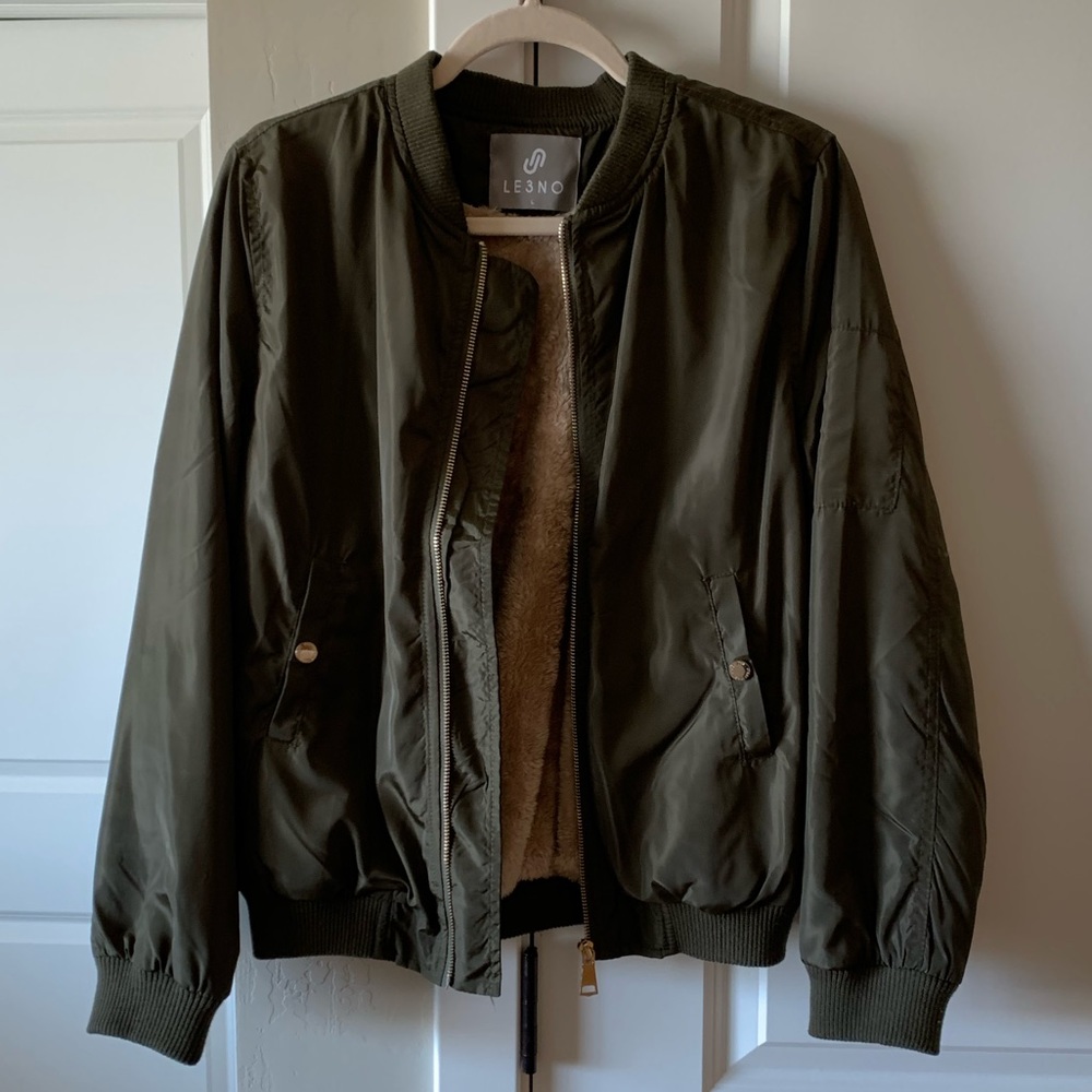 Green Bomber Jacket